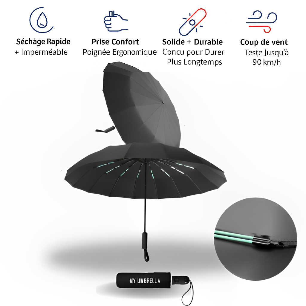 Parapluie Automatique Noir